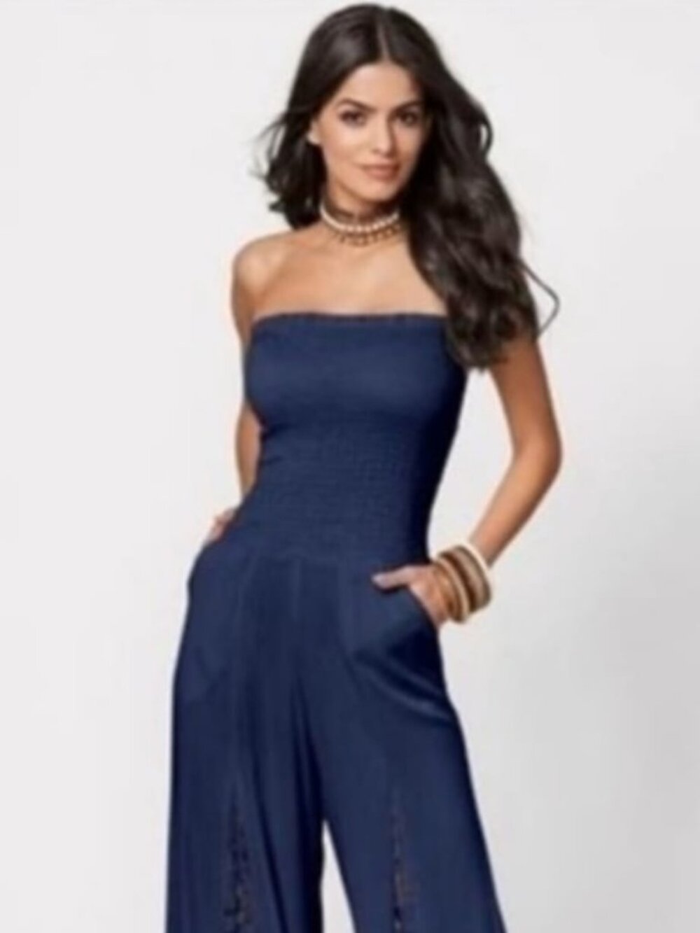 Jumpsuit by Venue, Size S, Blue, New